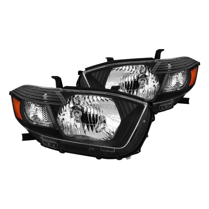 Spyder® HD-JH-THIGH08-AM-BK - Black Factory Style Headlights