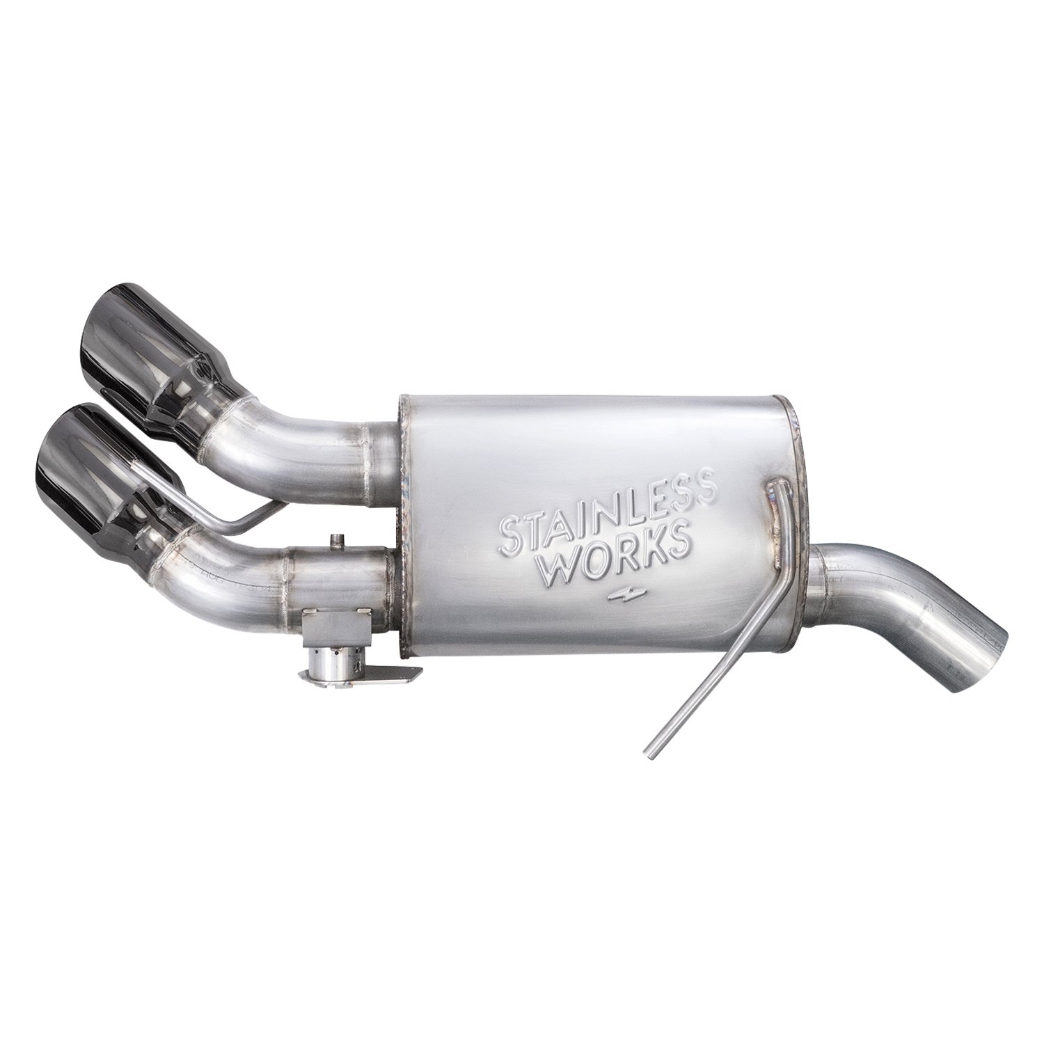 Stainless Works® Ca16rvmkplbc Legend Series™ 304 Ss Axle Back Exhaust System With Quad Rear Exit 5587