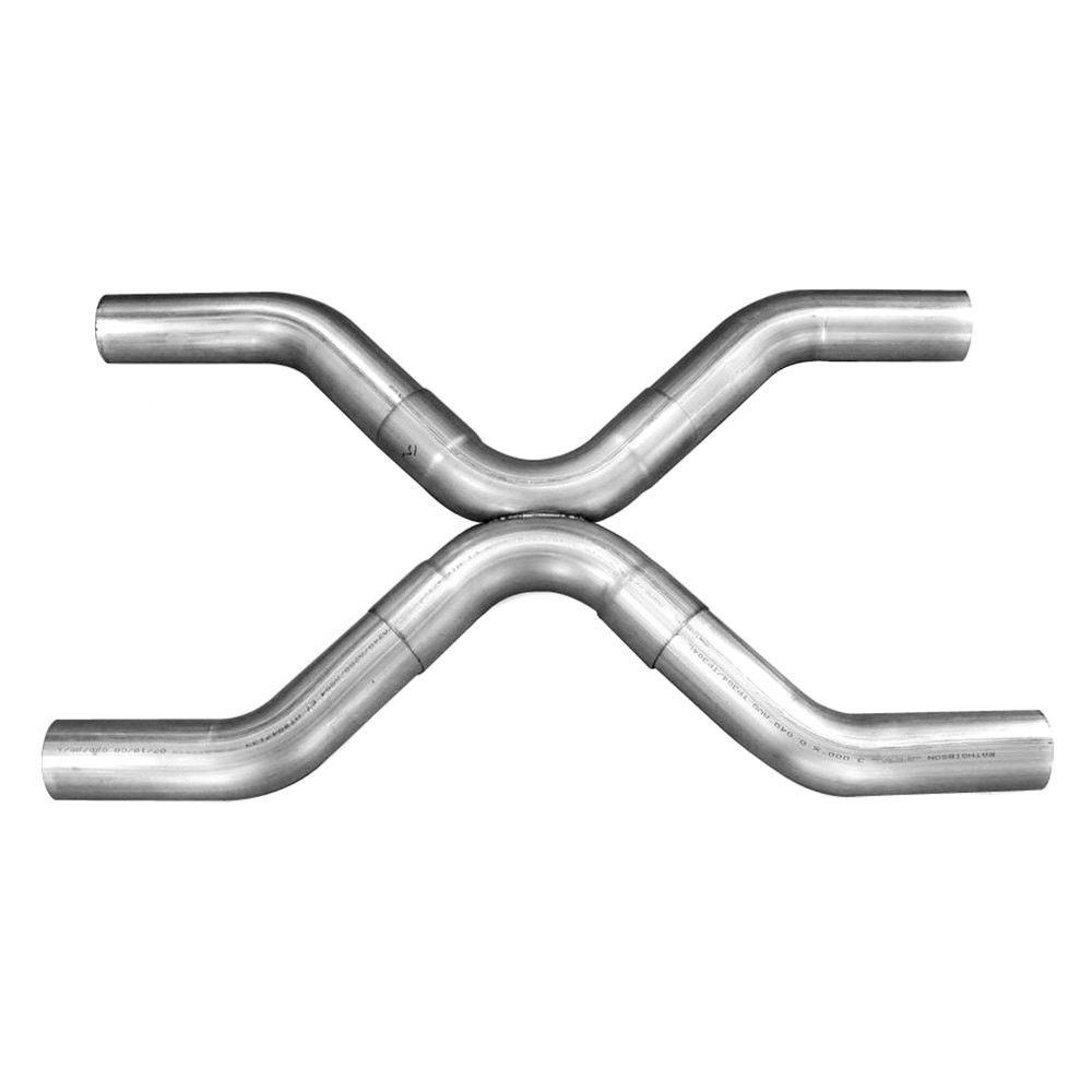 Stainless Works® 25XP413SS - 304 SS Parallel X-Pipe (2.5" Inlet)