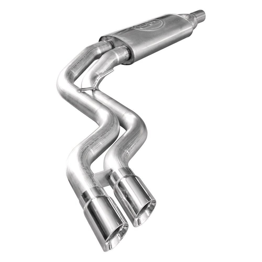 Stainless Works ® FTR10CBFTY - 304 SS Cat-Back Exhaust System with Dual Sid...