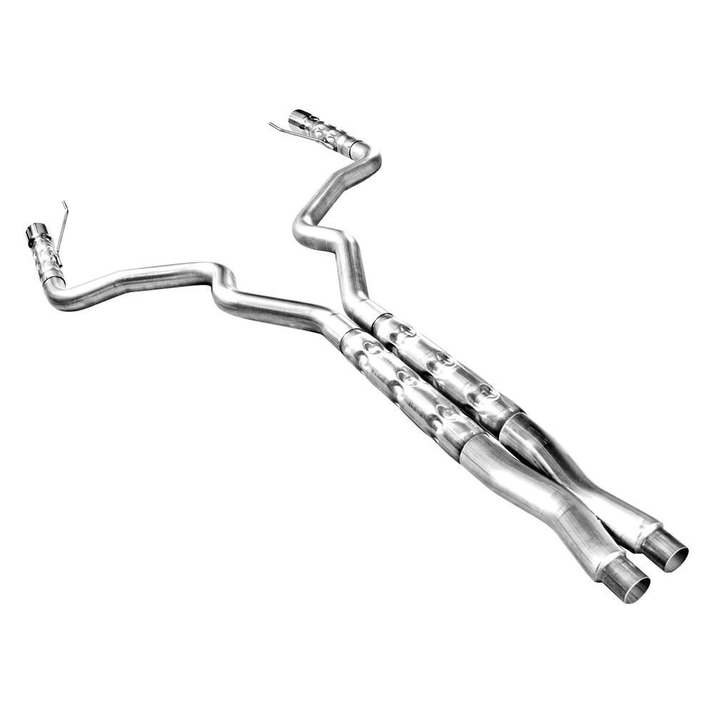 Stainless Works® M15cbx 304 Ss Chambered Round Dual Cat Back Exhaust System With Split Rear Exit 