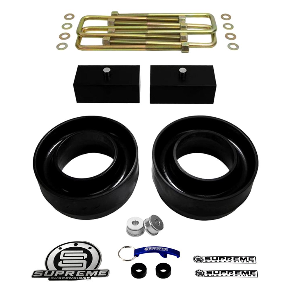 Supreme Suspensions® GMSI00FK3015 3" x 1.5" Pro Series Front and Rear
