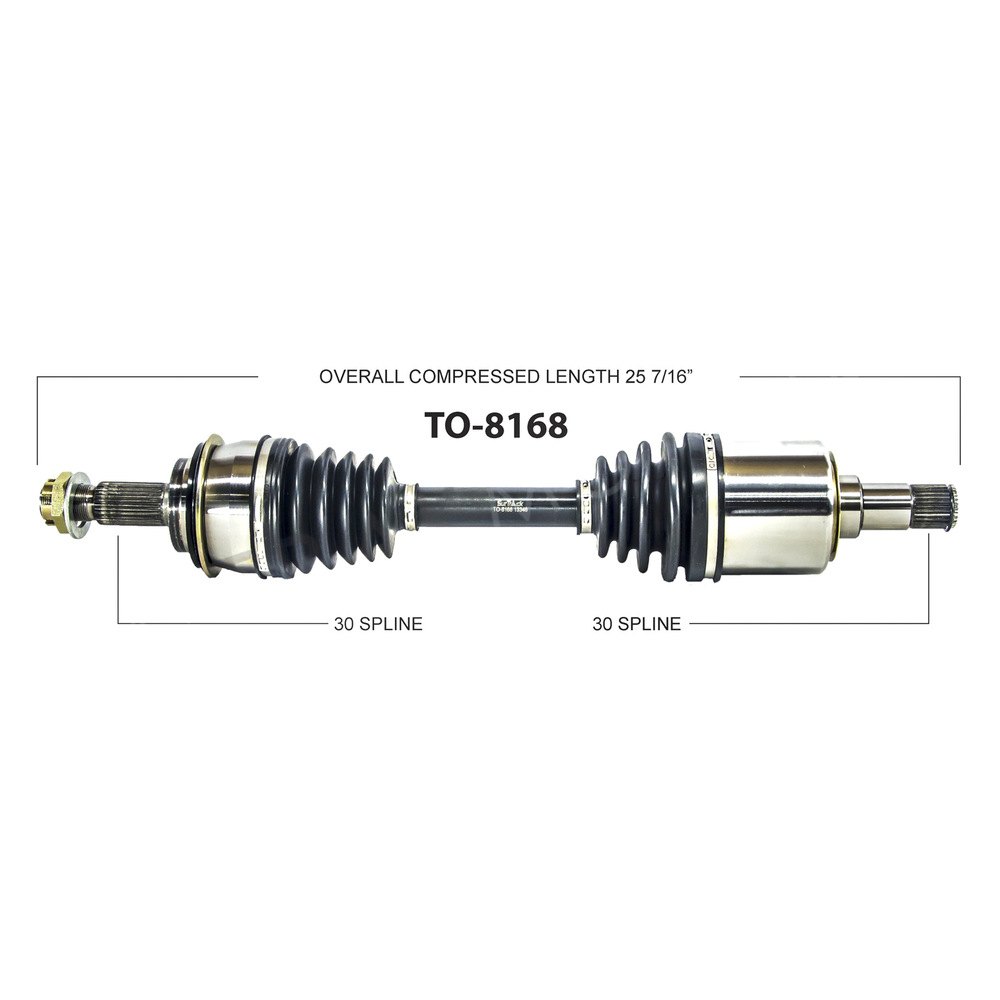 SurTrack® TO-8168 - Front Passenger Side CV Axle Shaft