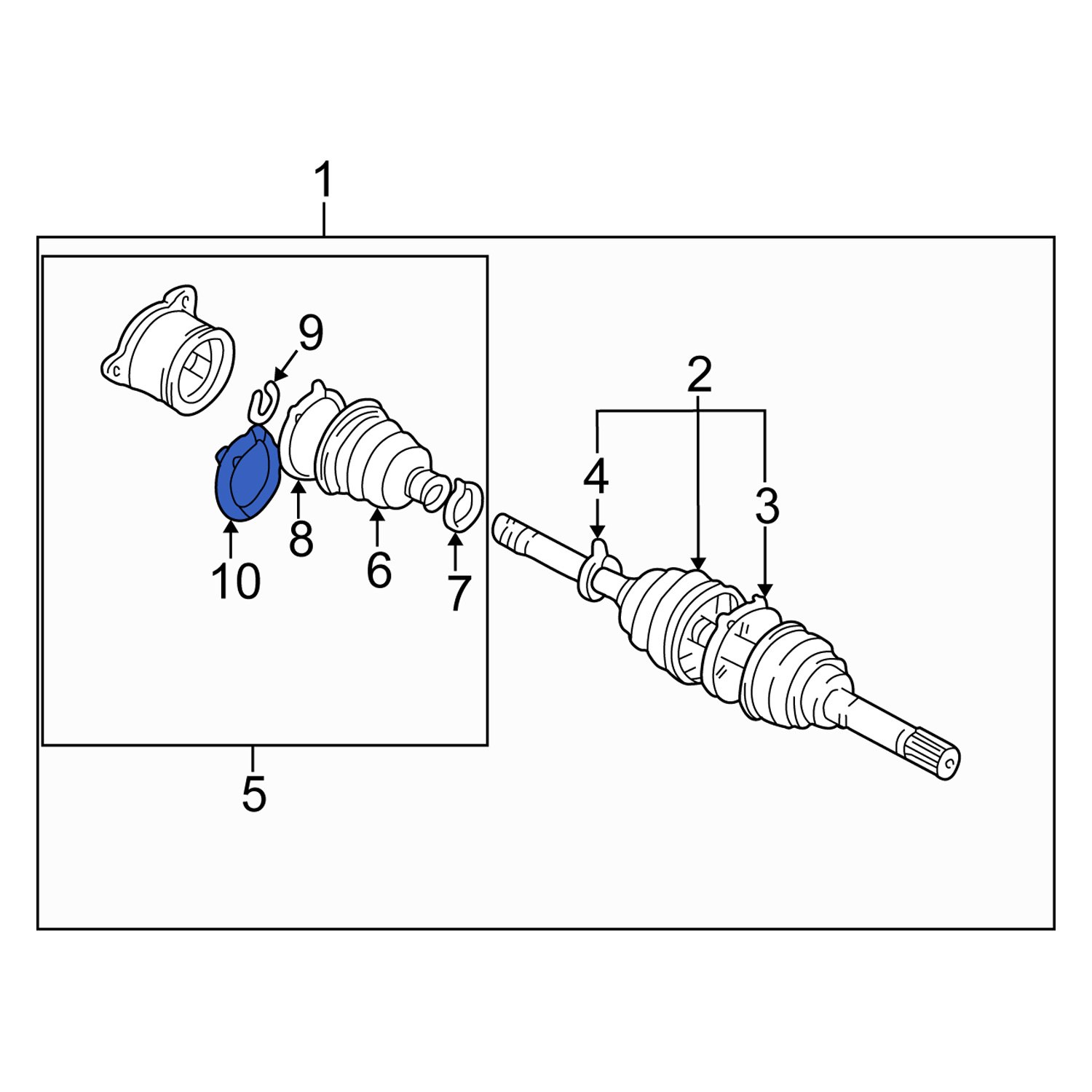 Suzuki OE 4411278E00 CV Joint CClip