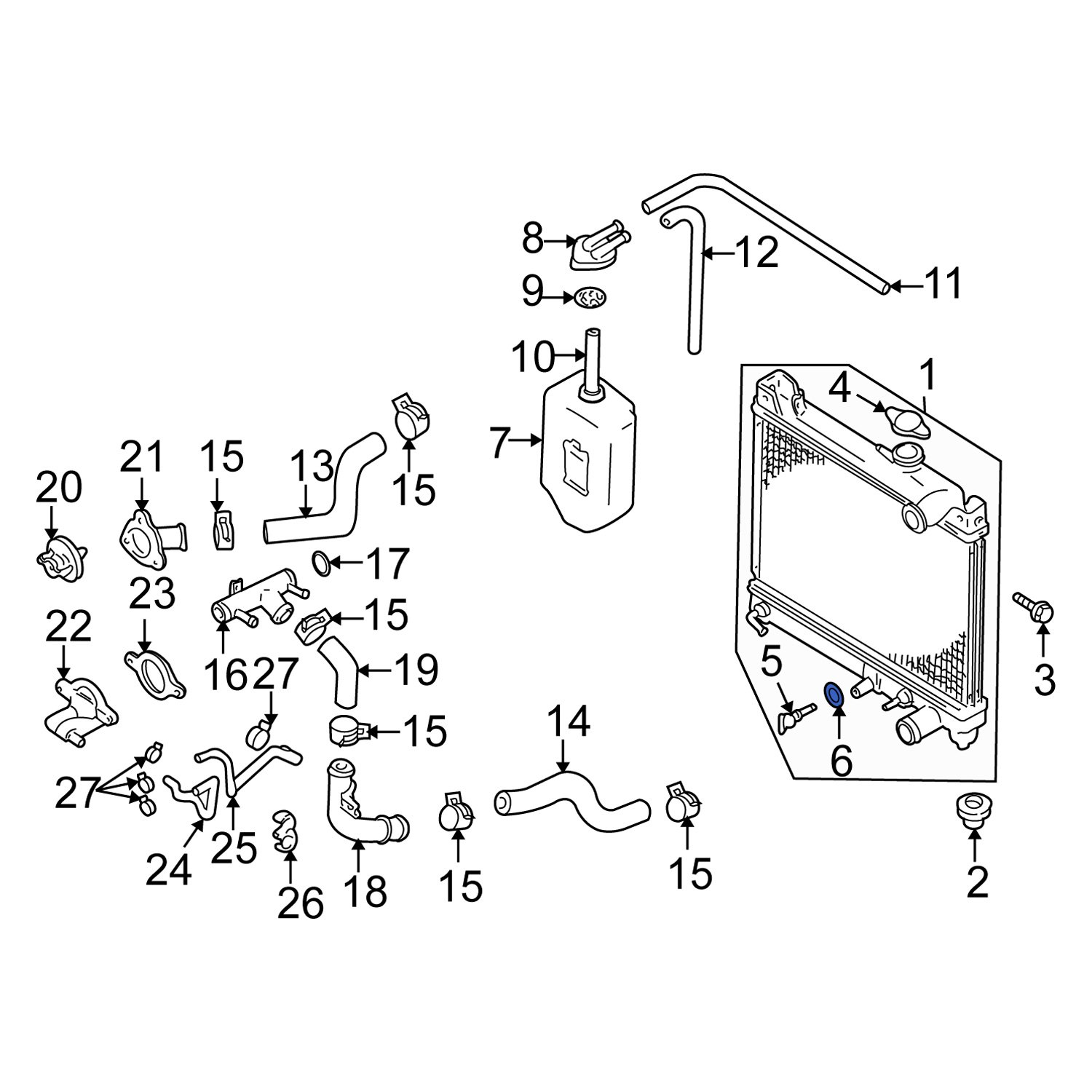 Suzuki OE 1775972010 Radiator Drain Plug Gasket