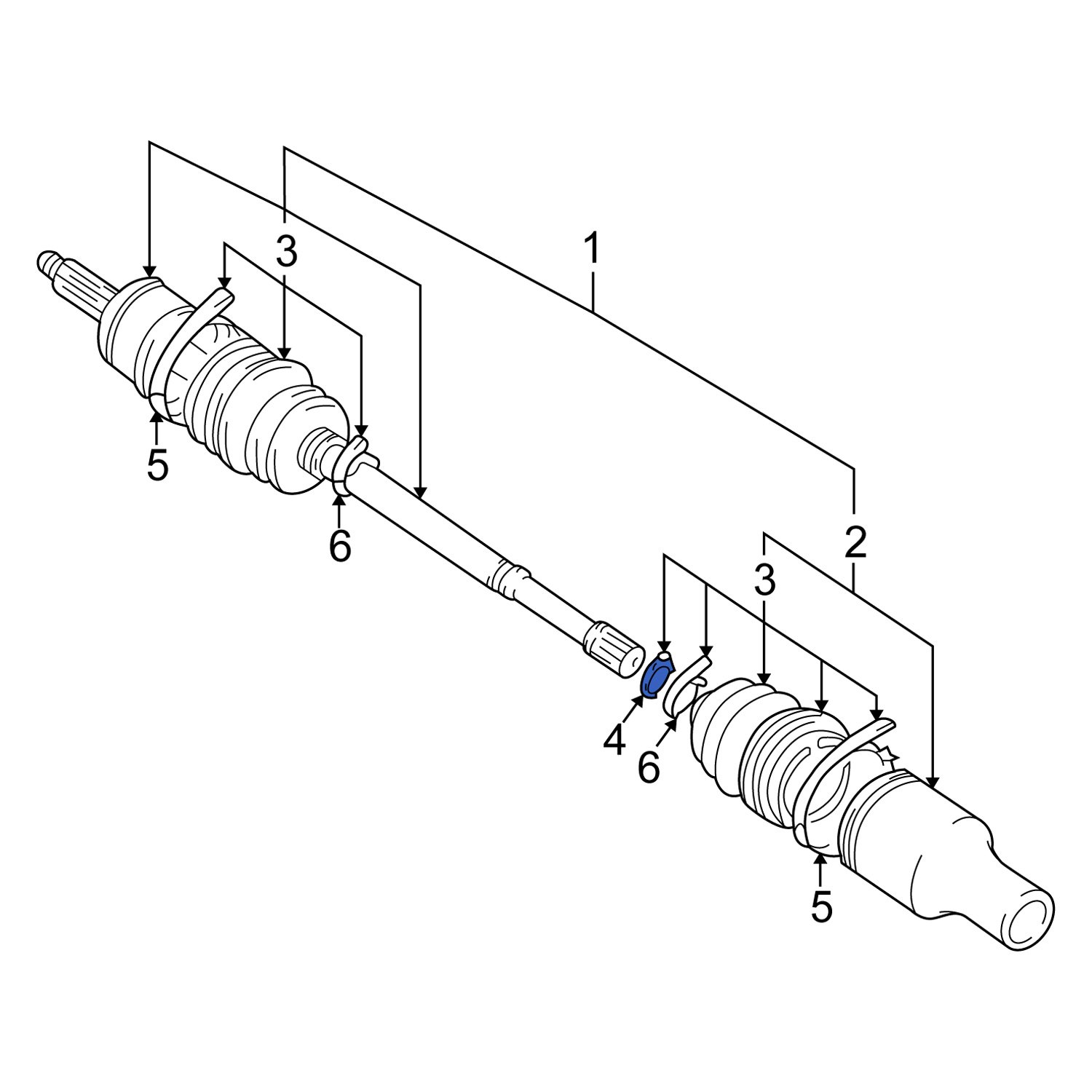 Suzuki OE 4411160A00 CV Joint CClip