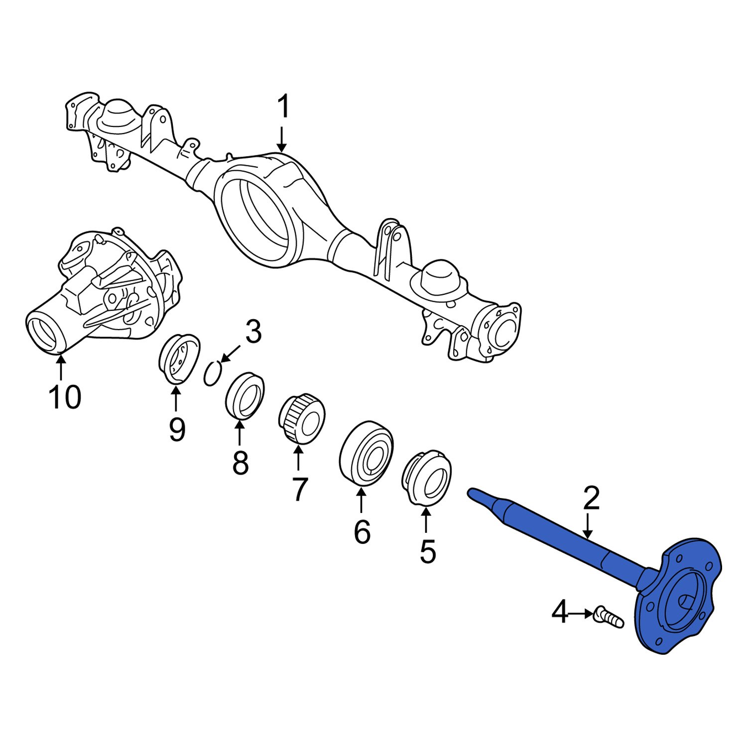 Suzuki OE 4421052811 Rear Right Drive Axle Shaft