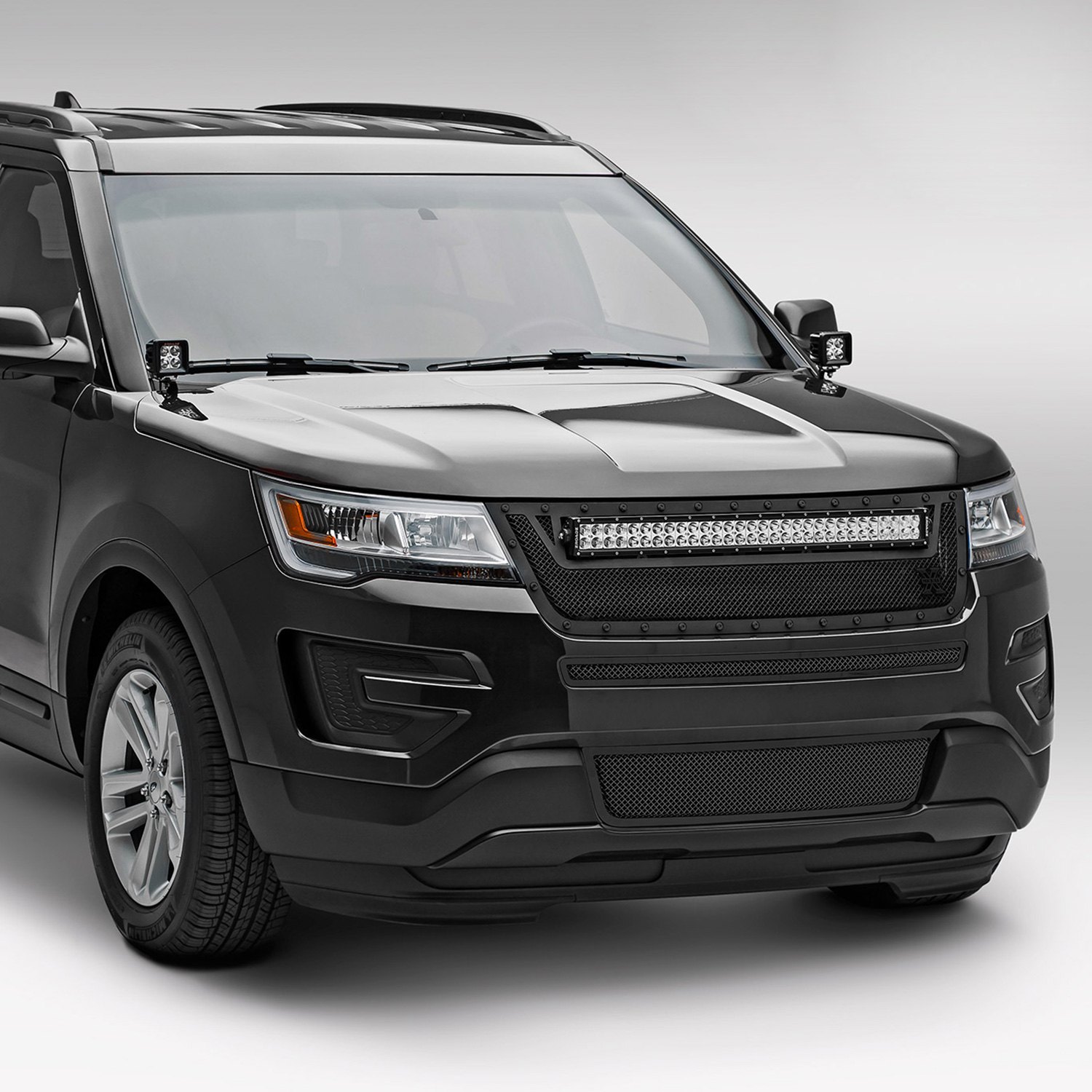 Ford Explorer Sport Black Tuning 2017