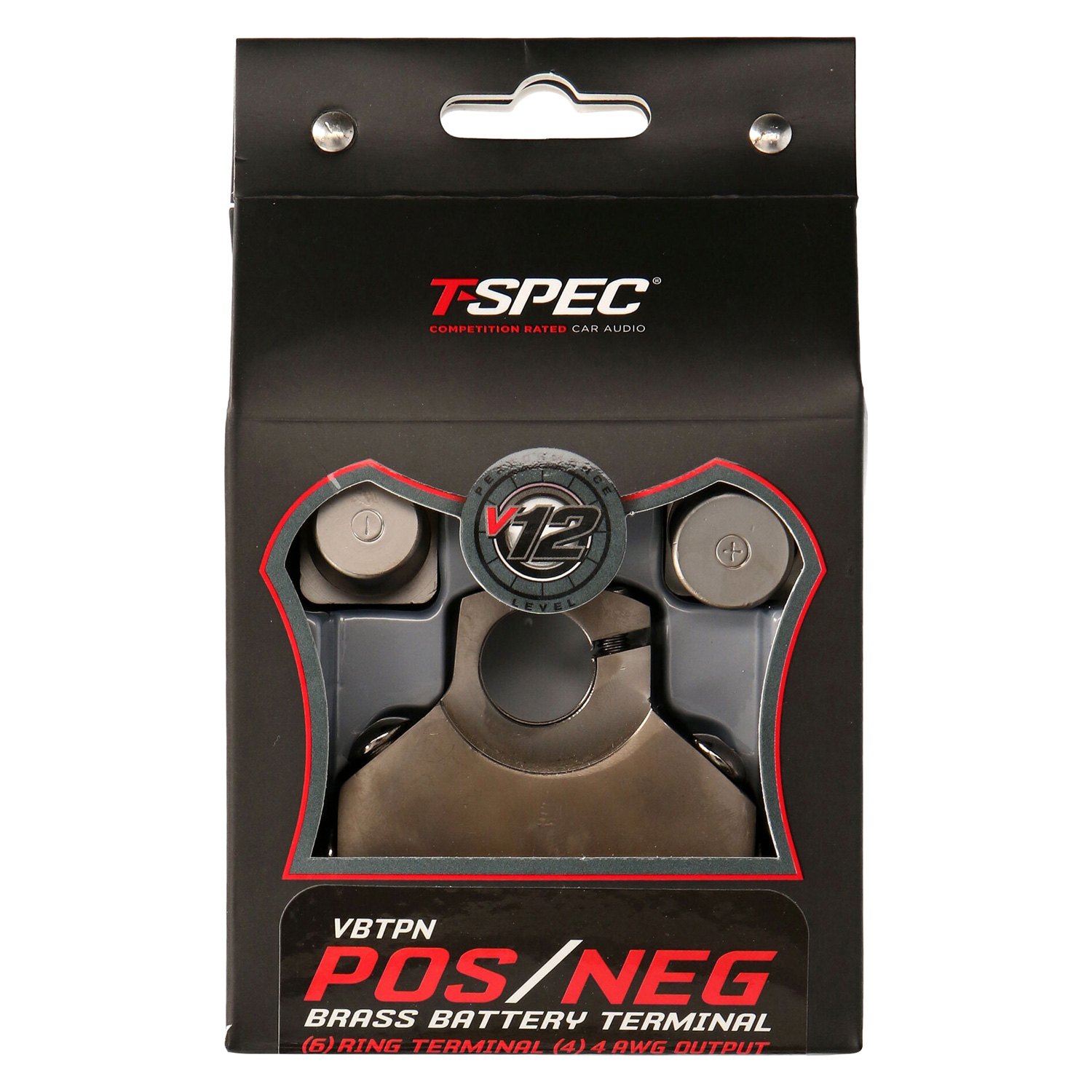 T-spec 8-poliger Batteriepol – pos/neg