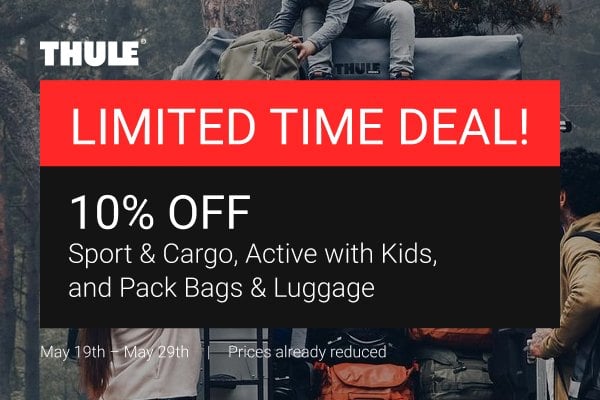 Get up to 10 off on THULE Accessories for Crossovers SUV