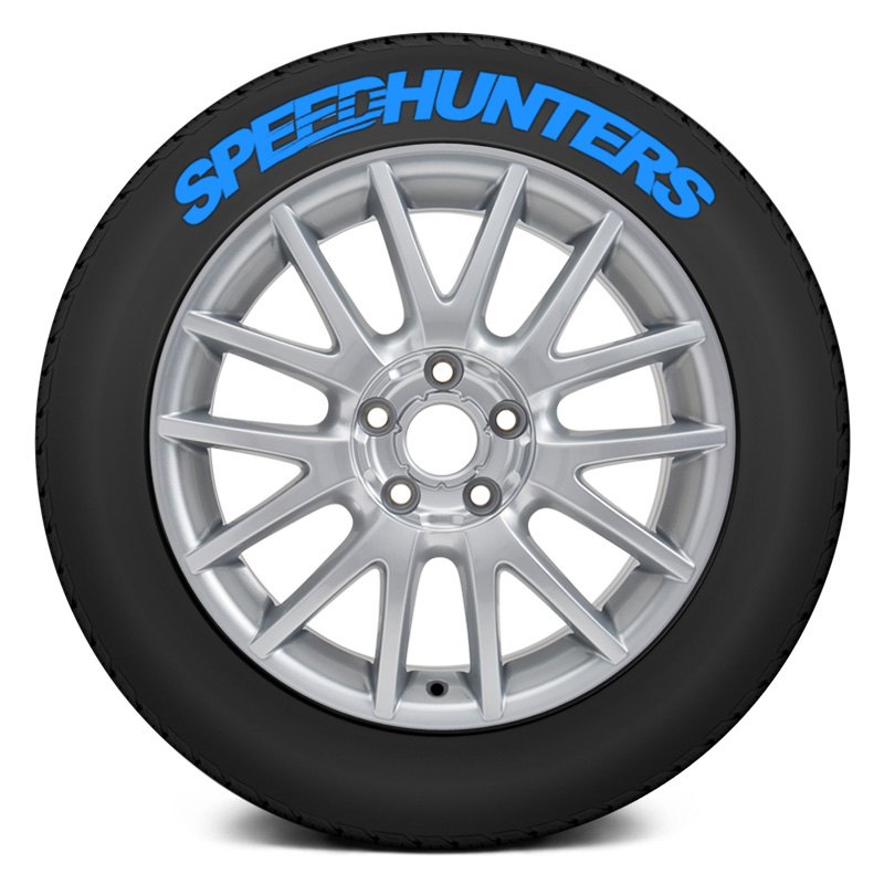 Permanent Tire Lettering sticker Speedhunters 1.25 inch 16'17'18'19'20 8 KİT 
