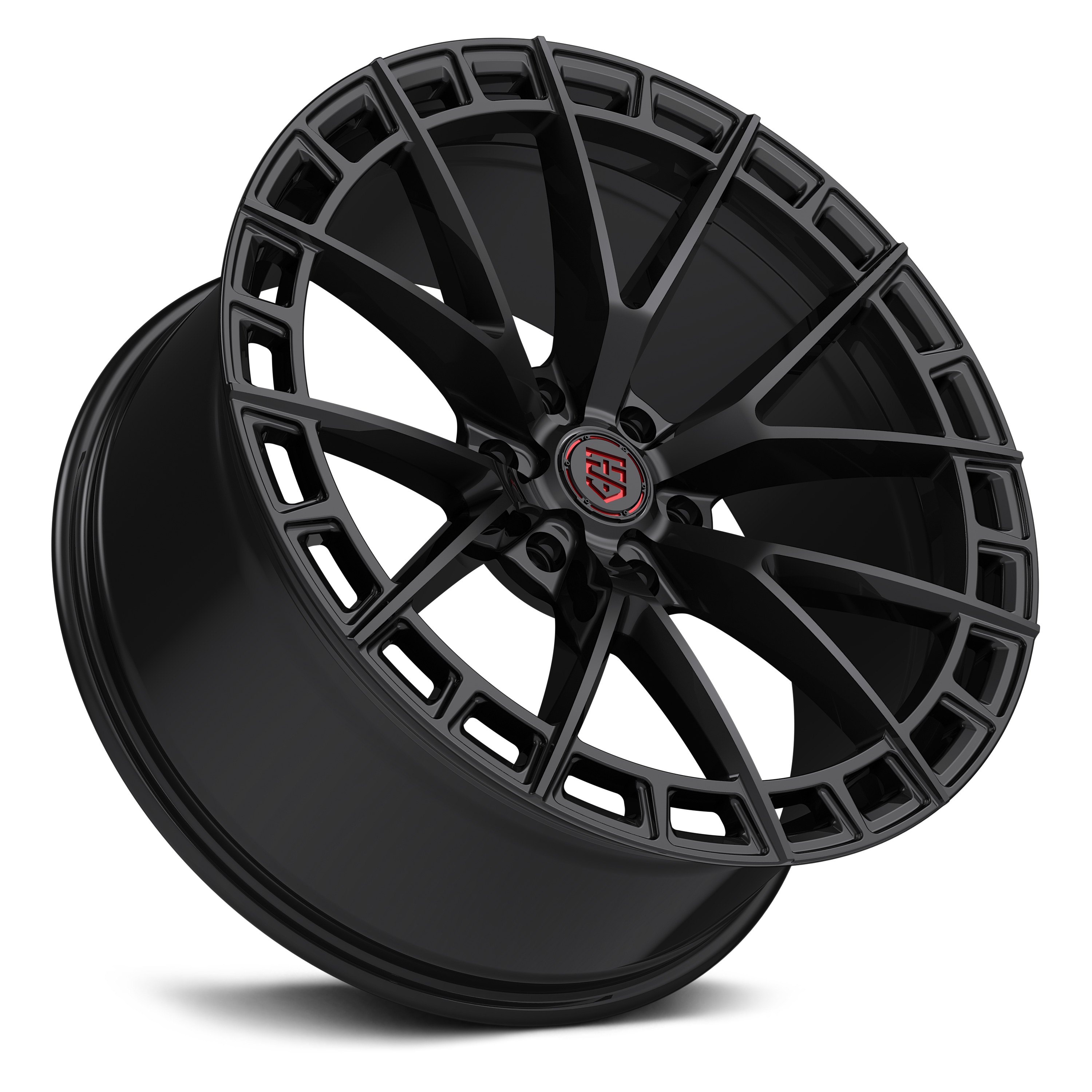 TIS MOTORSPORTS® 504B Wheels - Gloss Black Rims