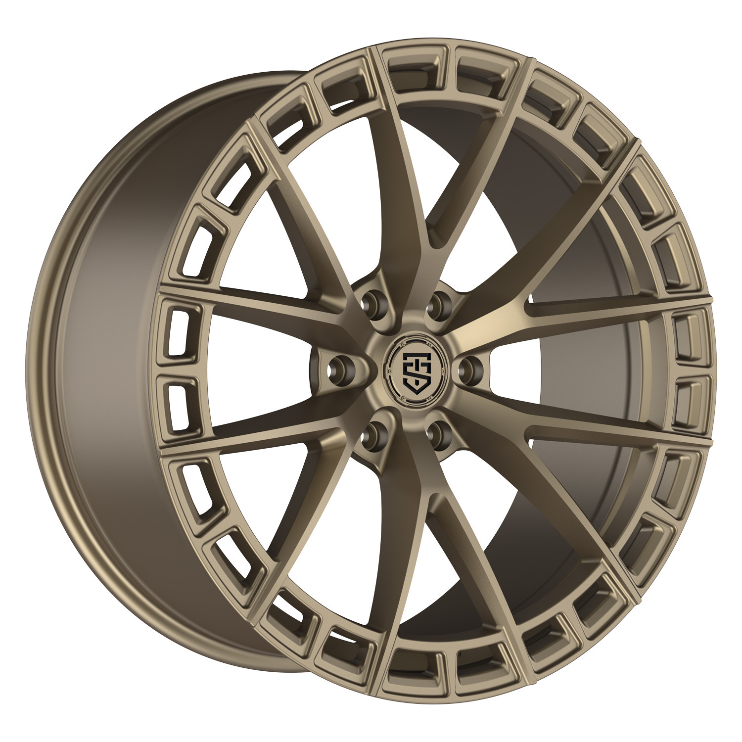 TIS MOTORSPORTS® 504BZ Wheels - Satin Bronze Rims - 504BZ-2208324