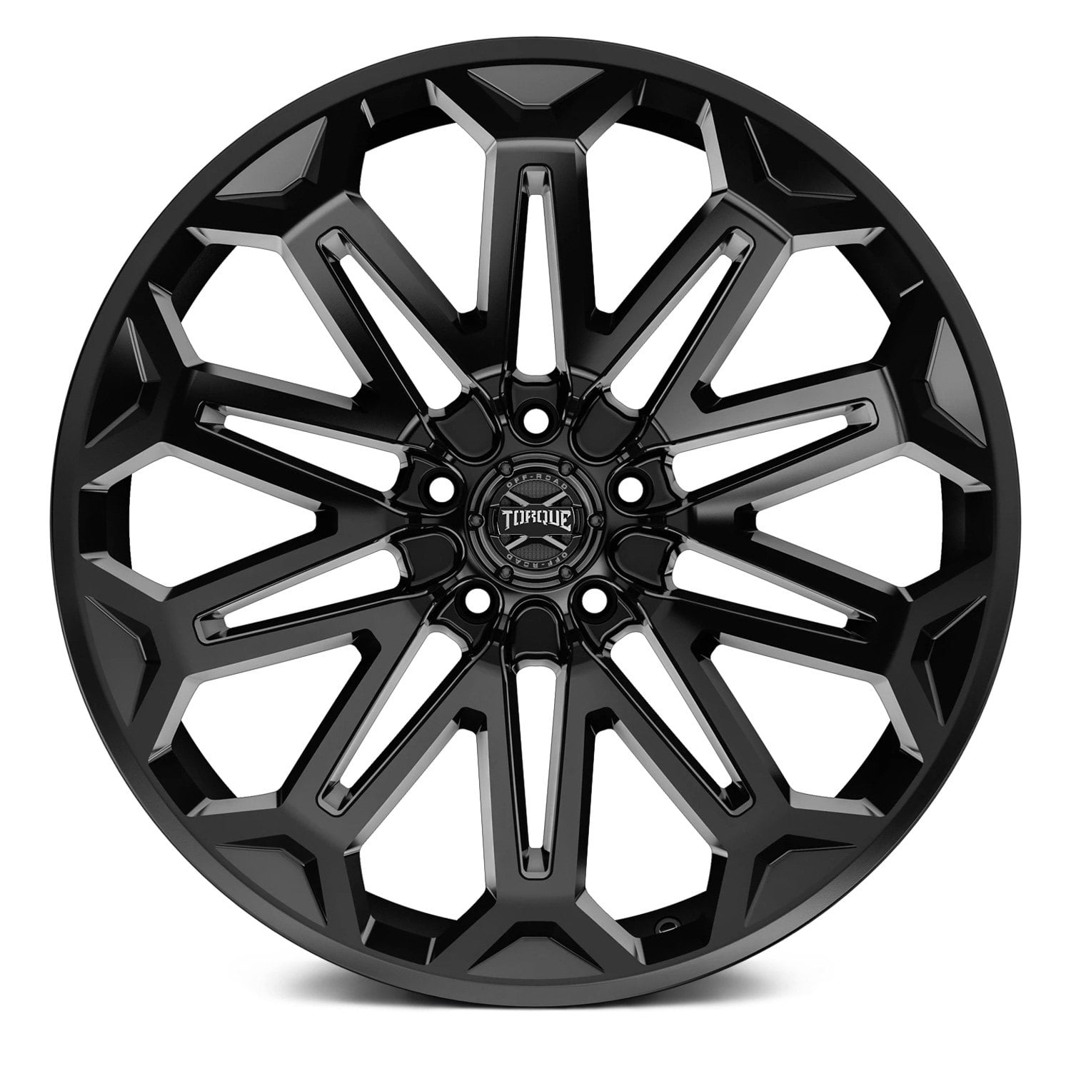 TORQUE® TW406C XCELERATE Wheels - Satin Black Rims