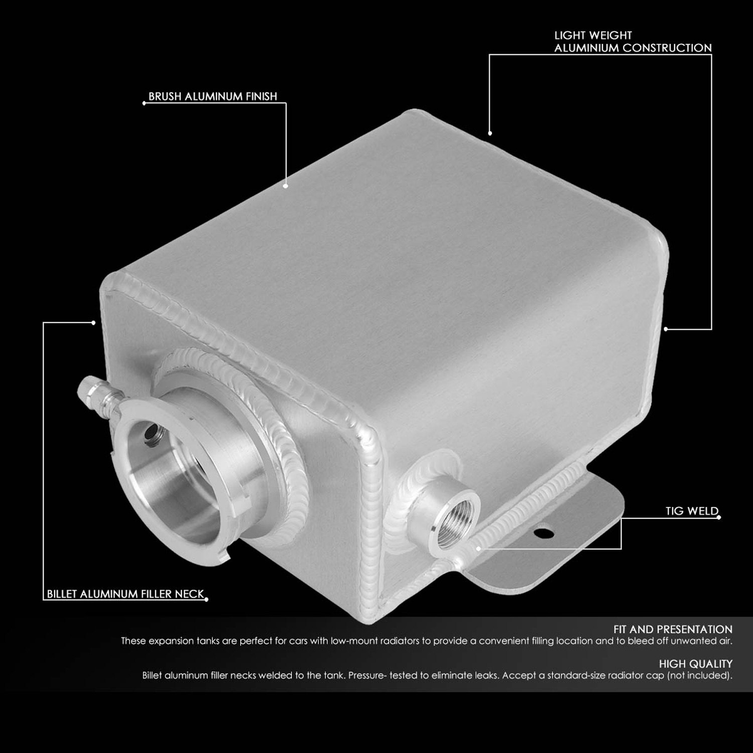 Torxe™ 301001026 Aluminum Engine Coolant Tank