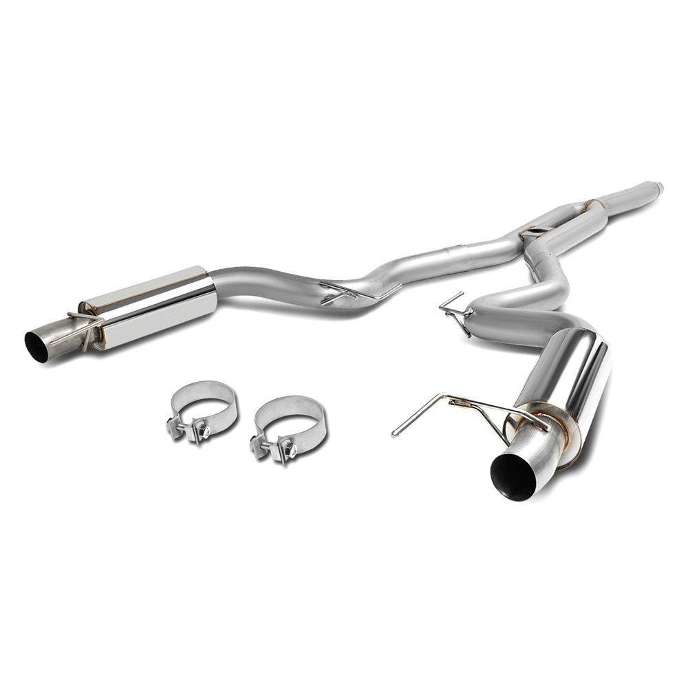 Torxe™ 79-1001698 - Stainless Steel Cat-Back Exhaust System with Split ...