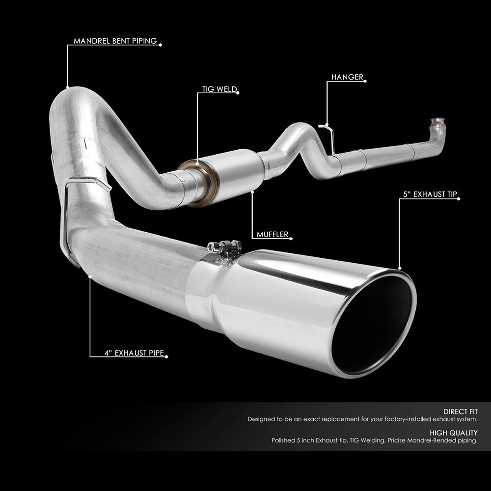 Torxe™ 791001907 Stainless Steel DownpipeBack Exhaust System with