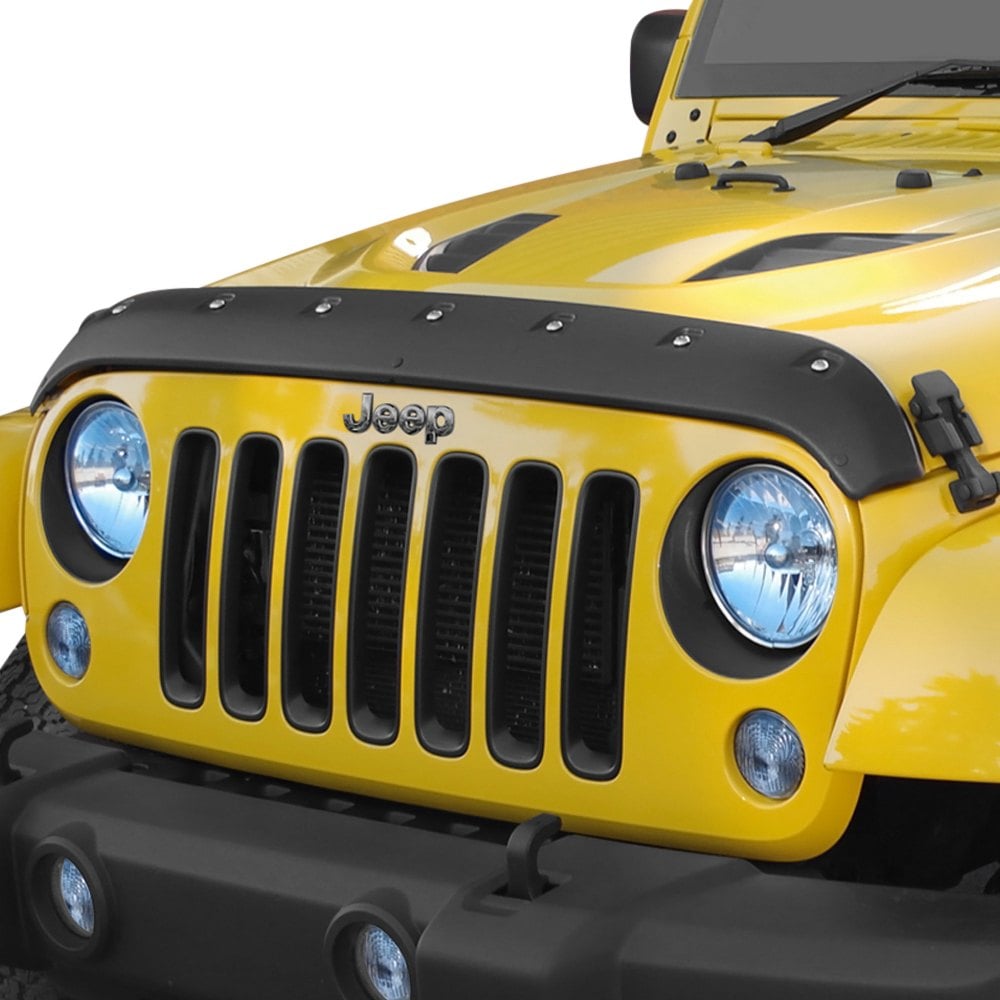 Tough Guard® - Jeep Wrangler 2007 Black FormFit Hood Protector