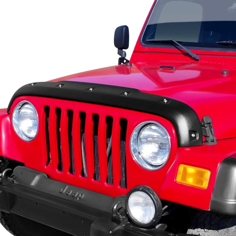 Tough Guard® - Jeep Wrangler TJ Body Code 2005 Black FormFit Hood Protector