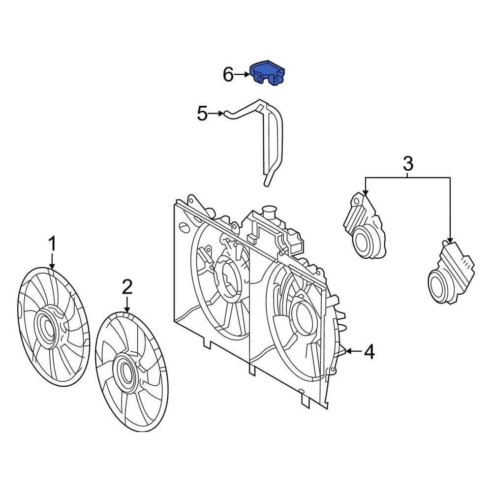 Toyota OE 1659077010 Engine Coolant Reservoir Cap Gasket
