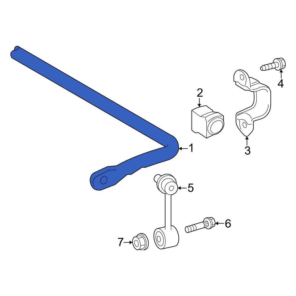 Toyota OE 488120A040 Rear Suspension Stabilizer Bar