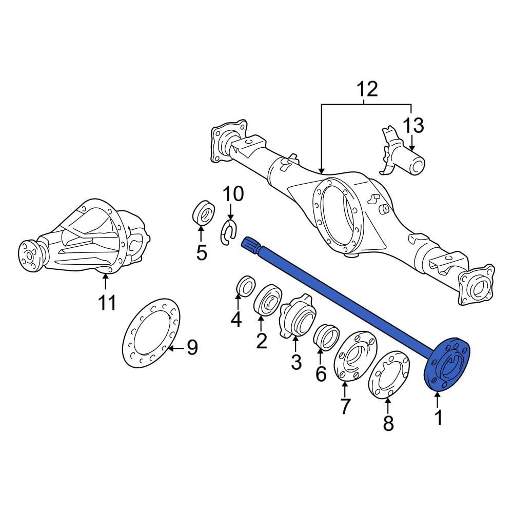 Toyota OE 4231134040 Rear Drive Axle Shaft