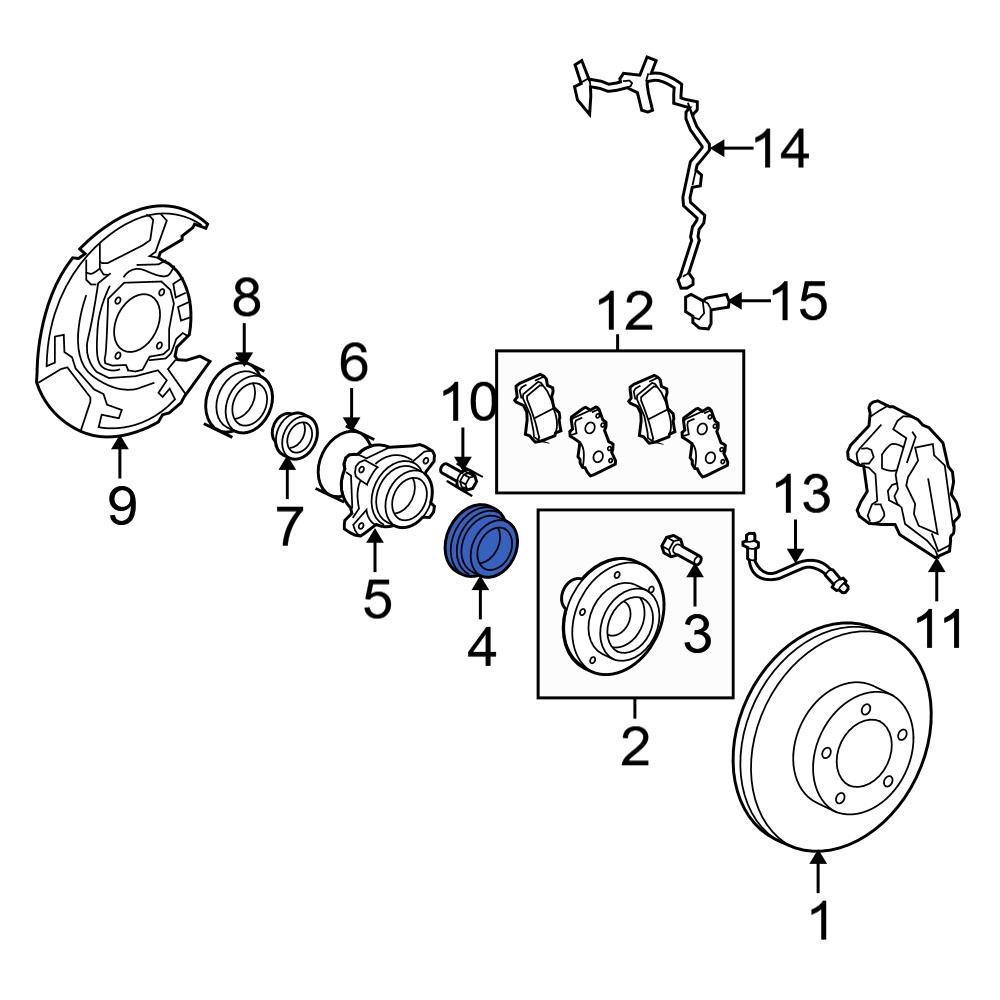 Toyota OE 90312A0002 Front Outer Wheel Seal