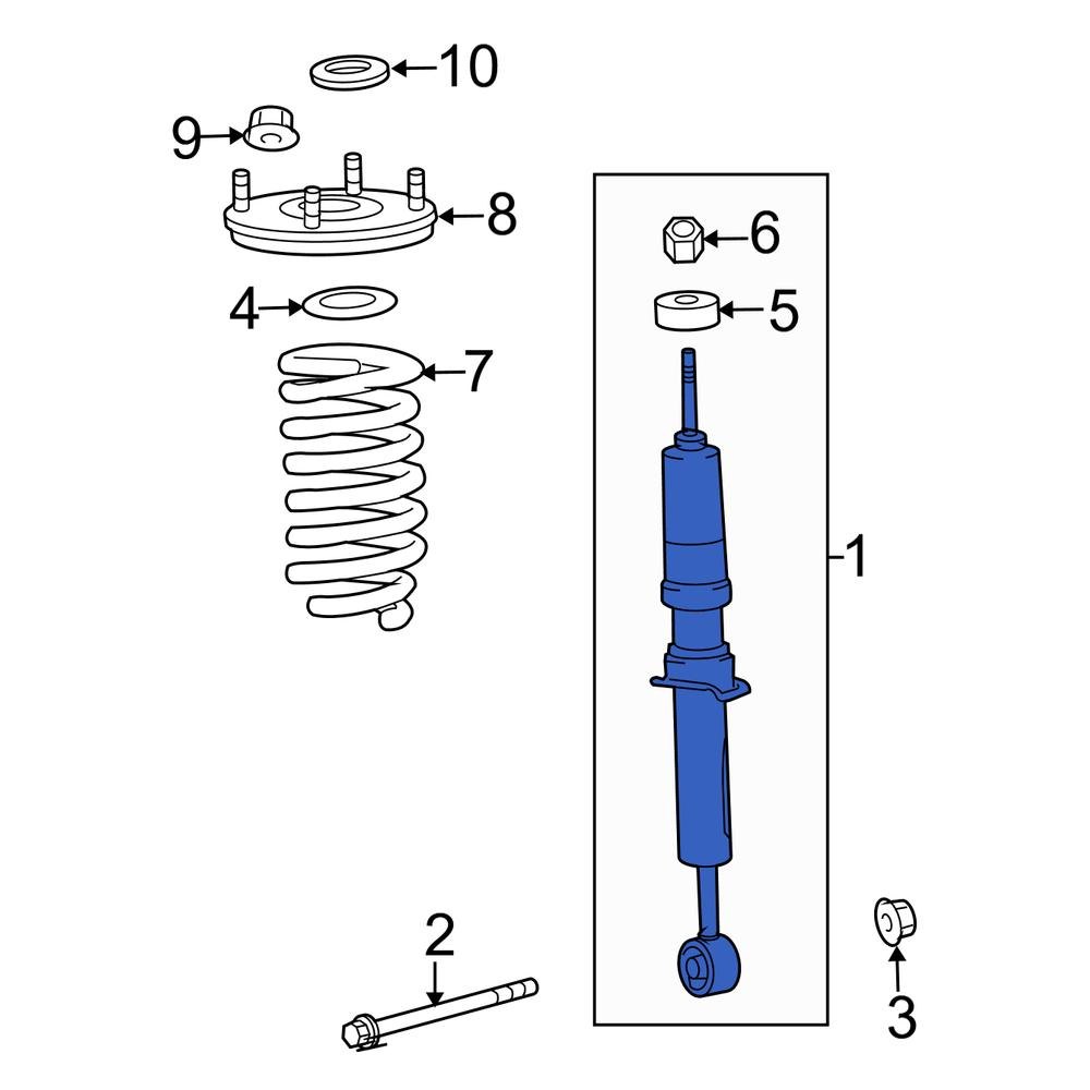 つっつん⭐︎ Toyota OE 485108Z362 - Front Suspension Shock Absorber