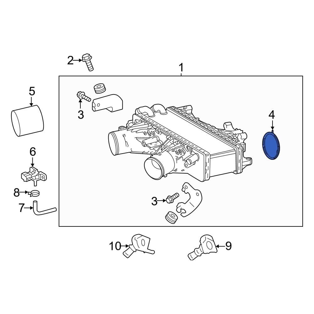 Toyota OE 2227170070 Intercooler Seal