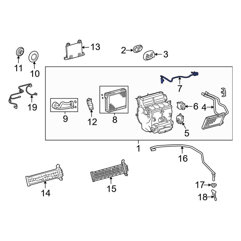 Toyota OE 8862074010 A/C Evaporator Temperature Sensor