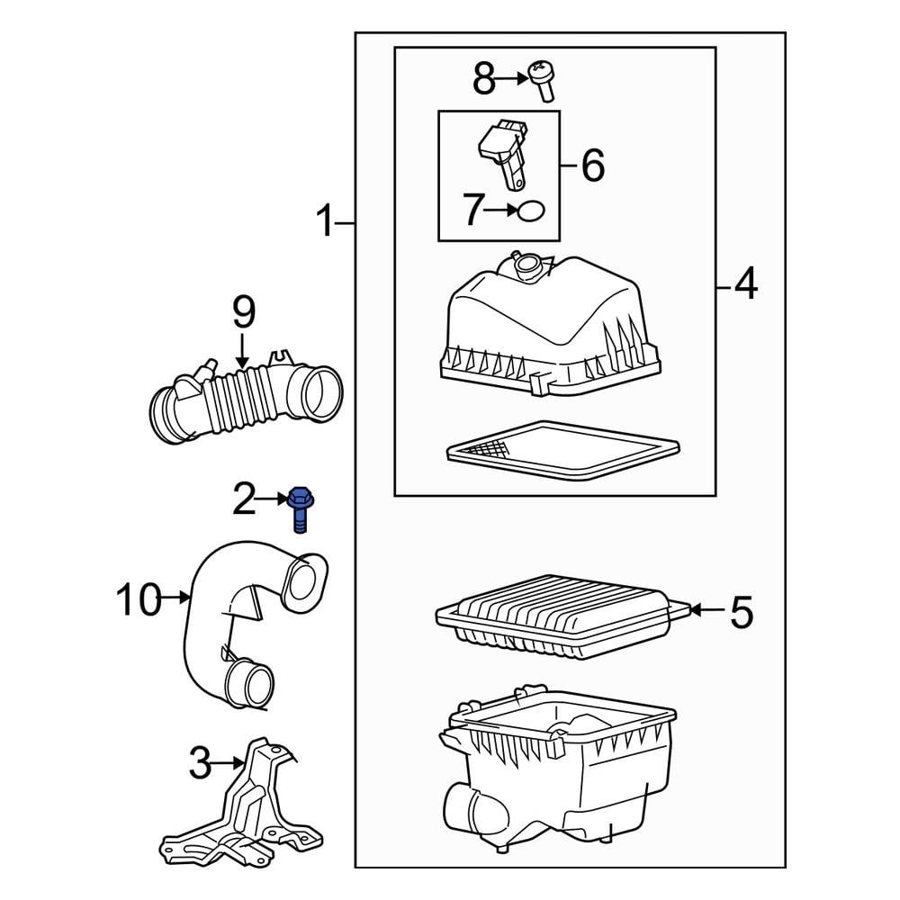Toyota OE 90119W0154 Air Filter Housing Bolt