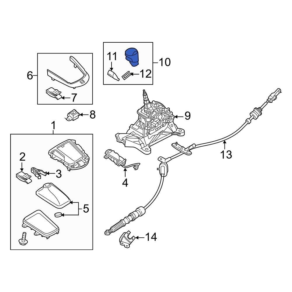 Toyota OE 33504WB006 Automatic Transmission Shift Lever Knob