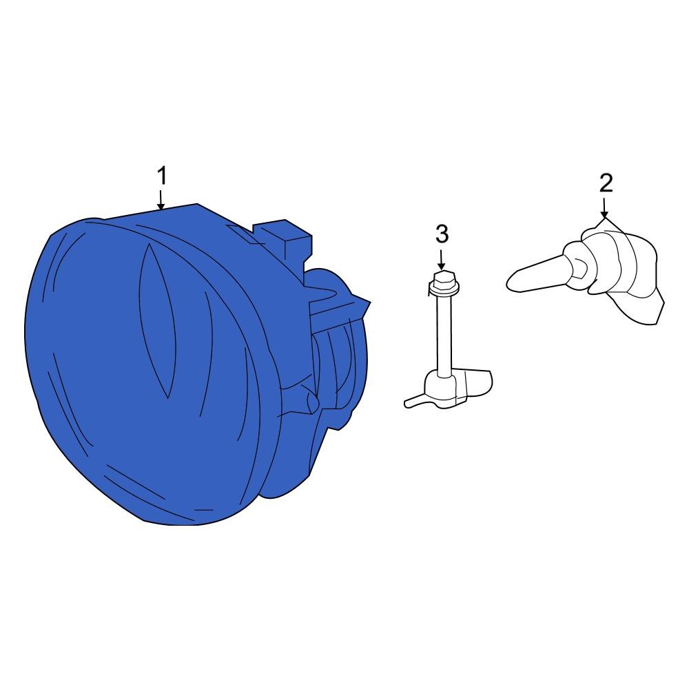 Toyota OE 8121142061 - Front Right Fog Light