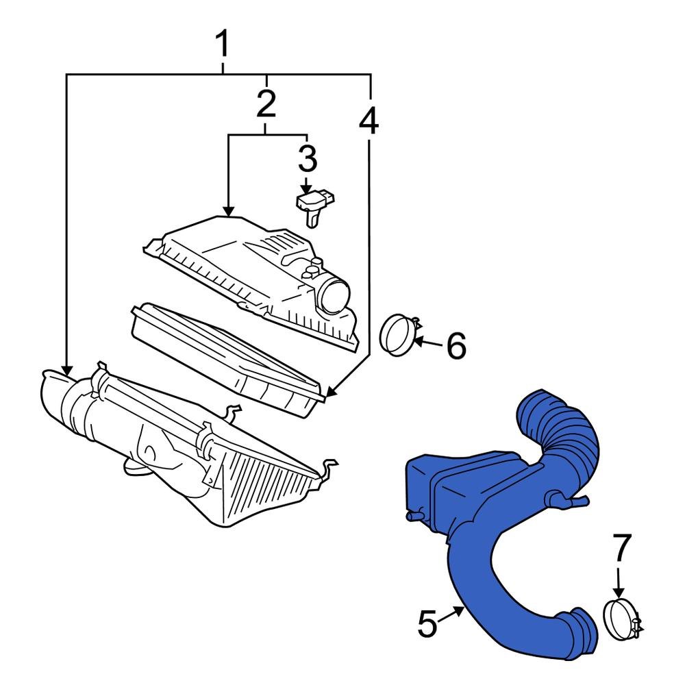 Toyota OE 1788050061 Engine Air Intake Resonator
