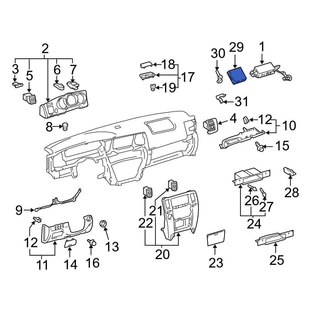 Toyota OE 8953035313 Transfer Case Control Module