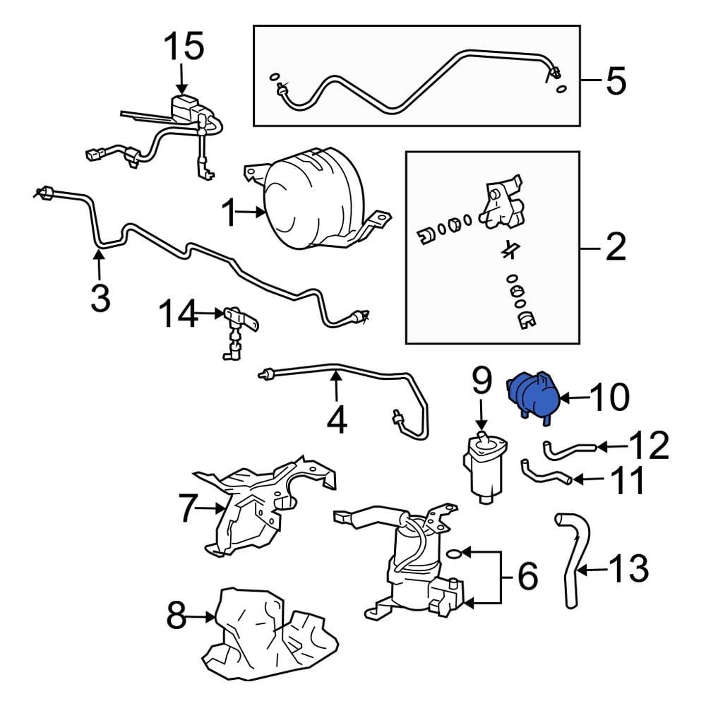 Toyota OE 4892560050 Rear Air Suspension Compressor Filter