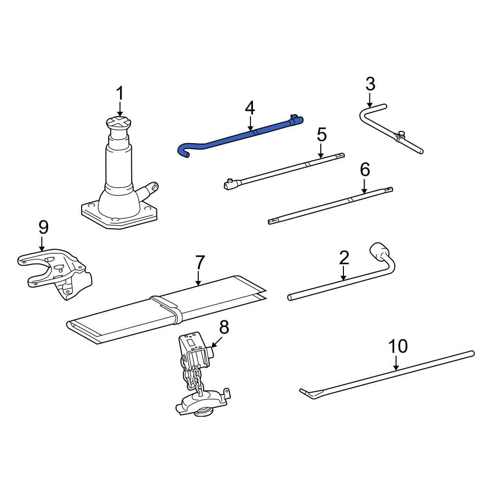 Toyota OE 0911535110 Floor Jack Handle
