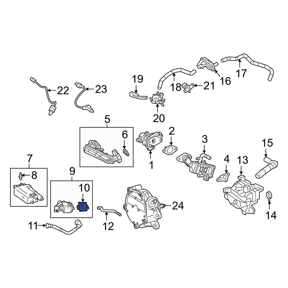 Toyota OE 90910AF006 Evaporative Emissions System Leak Detection Pump