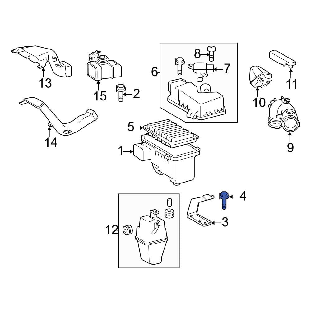 Toyota OE 9011906209 Air Filter Housing Bolt