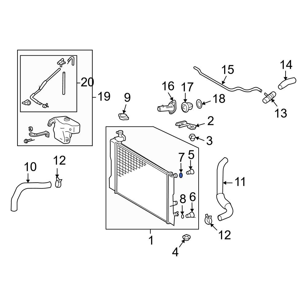 Toyota OE 1641820290 Engine Coolant Bleeder Screw Gasket