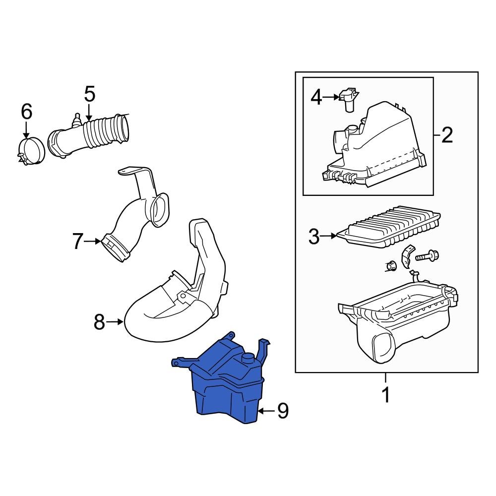 Toyota OE 178930T020 Engine Air Intake Resonator