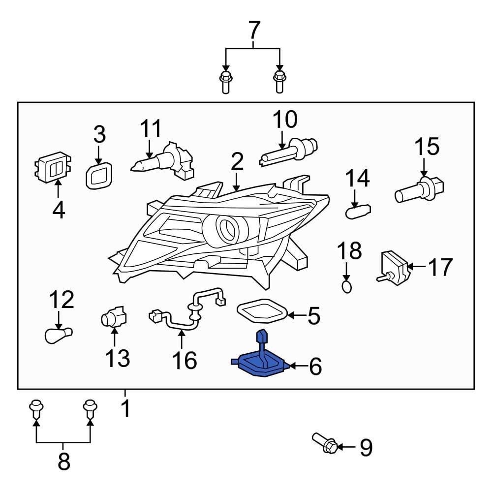 toyota-oe-8596706020-front-headlight-control-module