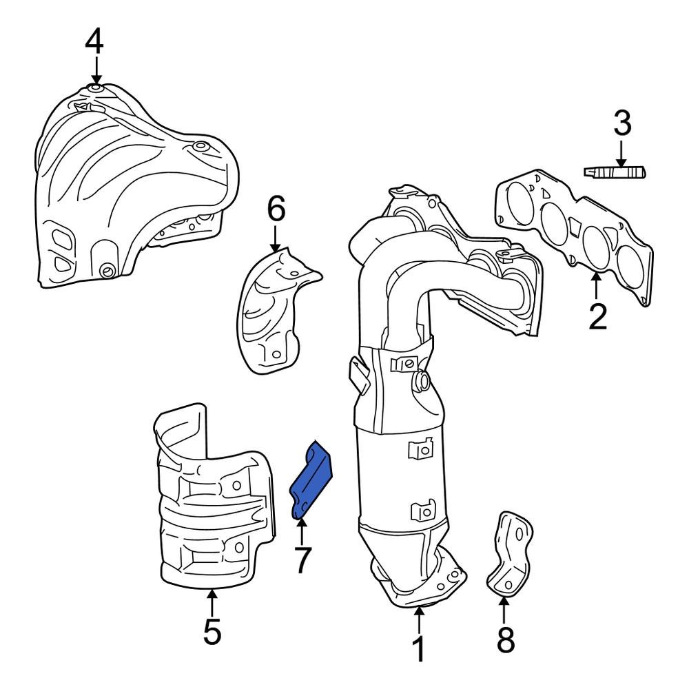 Toyota OE 171390V040 Exhaust Manifold Bracket