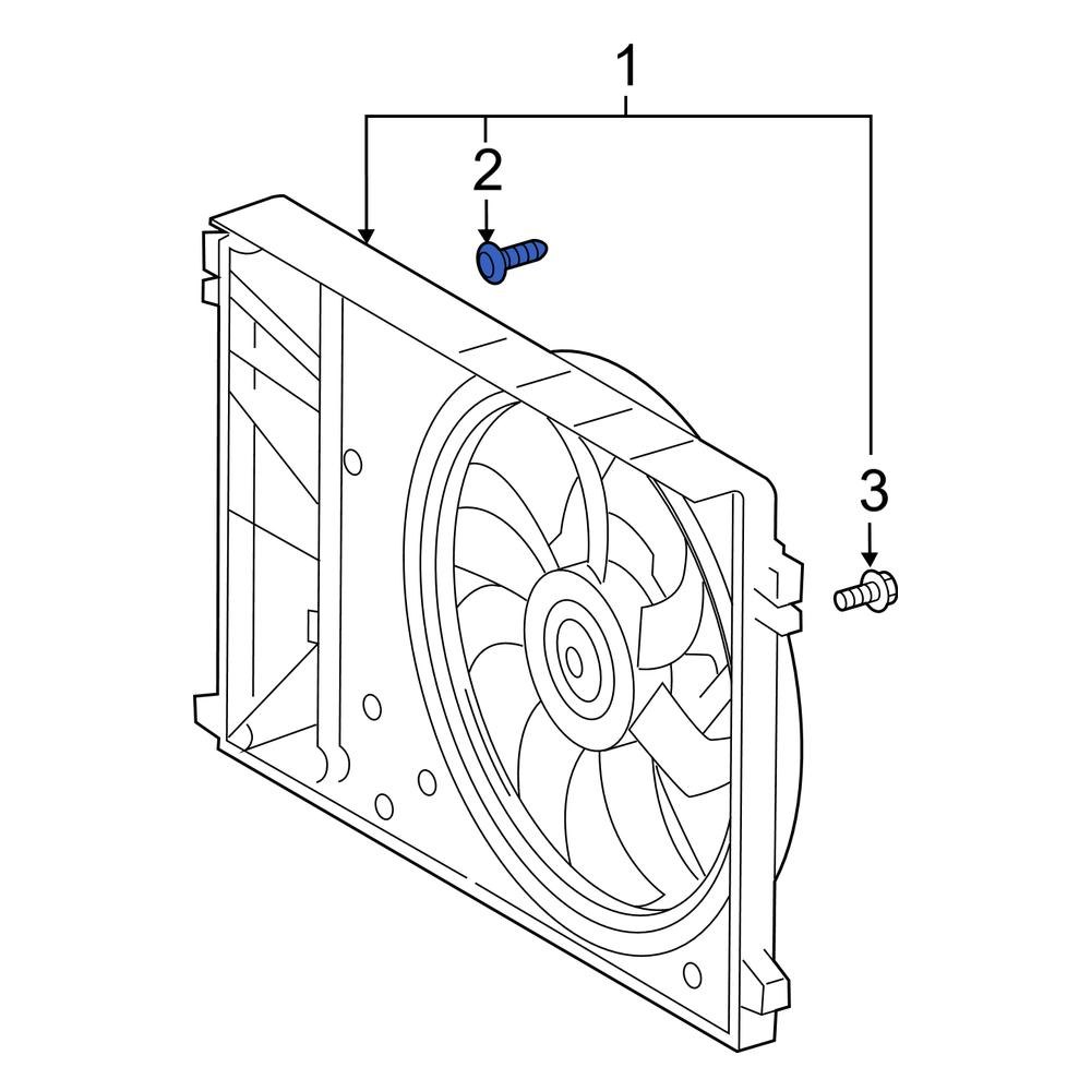 Toyota OE 9006804059 Engine Cooling Fan Shroud Bolt