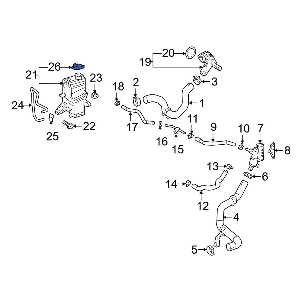 toyota coolant reservoir cap