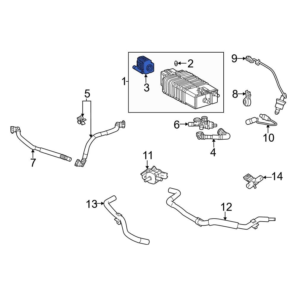 Toyota OE 90910AF006 Evaporative Emissions System Leak Detection Pump