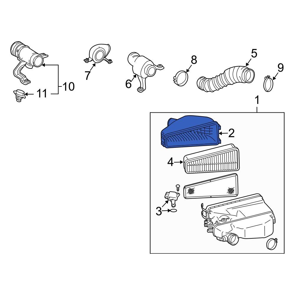 Toyota OE 177050P010 Air Filter Housing