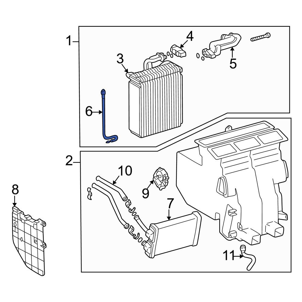 Toyota OE 8862533150 A/C Evaporator Temperature Sensor