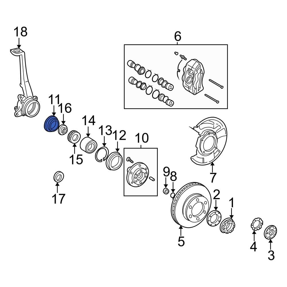 Toyota OE 9031150005 Front Wheel Seal