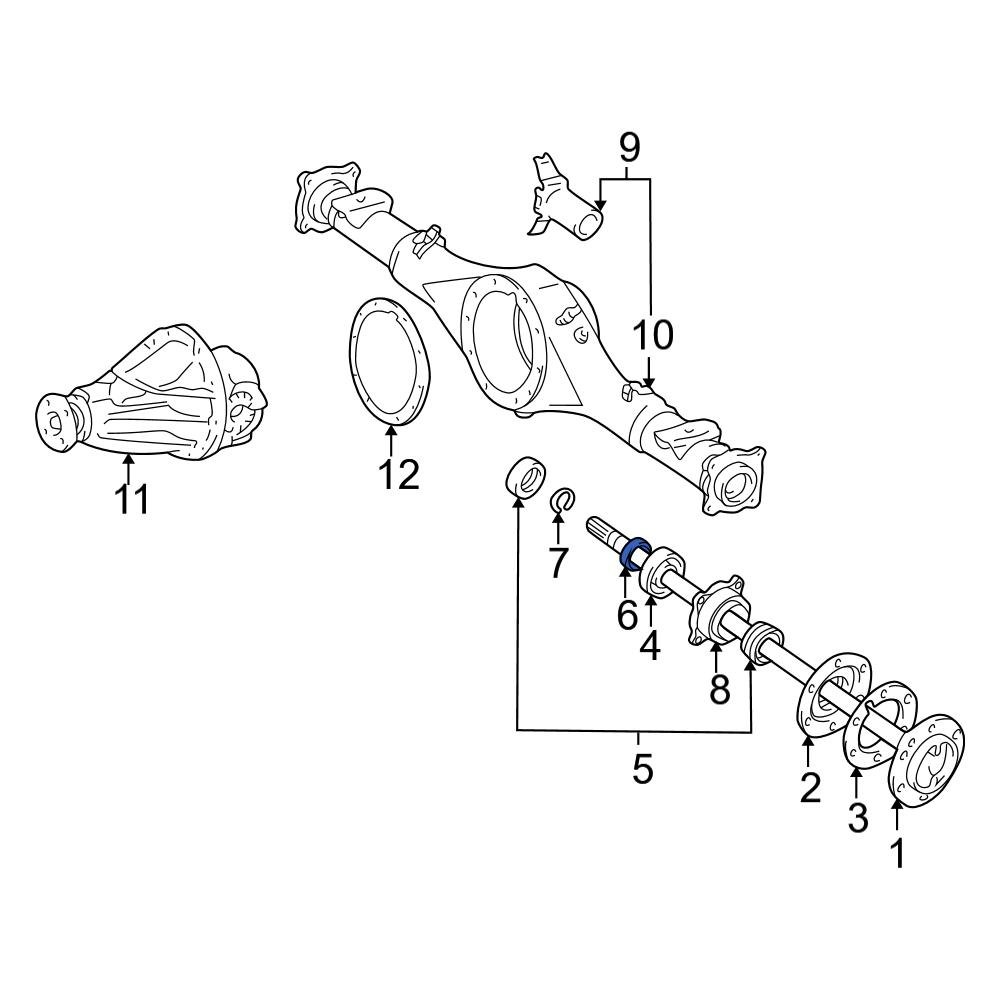 Toyota OE 4242320010 Drive Axle Shaft Retaining Ring